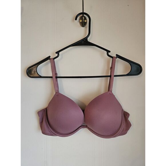 Pink by Victoria Secret 36b Wear Everywhere Bra Super Push Up Padded Underwire - Picture 1 of 5